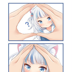 This is a pixiv picture whose title is A!ぐらちゃんスヌートチャレンジ(snootchallenge).