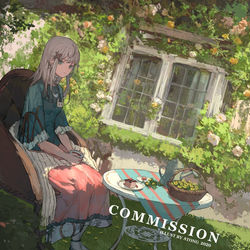 This is a pixiv picture whose title is 依頼絵.