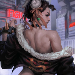 This is a pixiv picture whose title is chun li.
