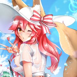 This is a pixiv picture whose title is たまもー.
