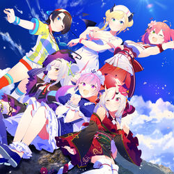 This is a pixiv picture whose title is HOLOLIVE.