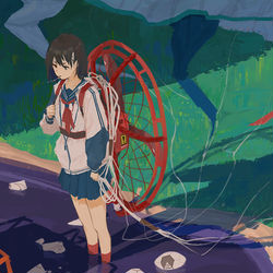 This is a pixiv picture whose title is 意外發現.
