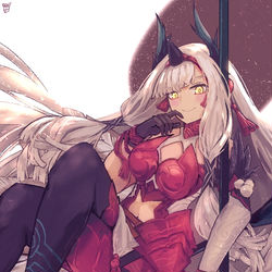 This is a pixiv picture whose title is 鬼一法眼.