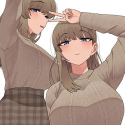 This is a pixiv picture whose title is 도란선배 브이.