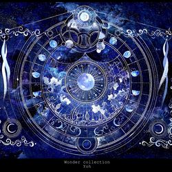 This is a pixiv picture whose title is 月時計の王国〜le cadran lunaire 〜.