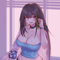 This is a pixiv picture whose title is M4A1 in the morning.