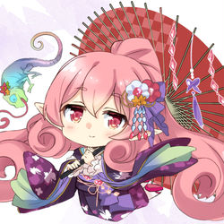This is a pixiv picture whose title is ニューイヤーネネカ様.