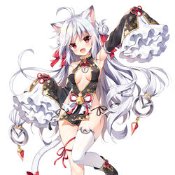 This is a pixiv picture whose title is 猫耳ちゃん.