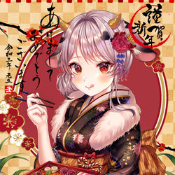 This is a pixiv picture whose title is 2021年.