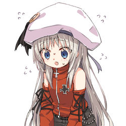 This is a pixiv picture whose title is はるちんの私服を着たリトバスのクド.