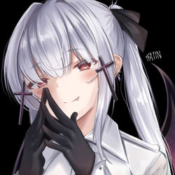 This is a pixiv picture whose title is うちの悪魔サティンちゃん.