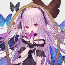 This is a pixiv picture whose title is 蝶.