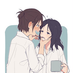 This is a pixiv picture whose title is ピクハン.