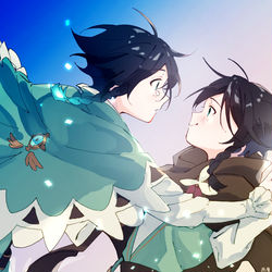 This is a pixiv picture whose title is 友人.