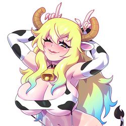 This is a pixiv picture whose title is Cow Dragon.