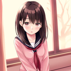 This is a pixiv picture whose title is 「そういえば...好きな人いるの？」.