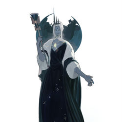 This is a pixiv picture whose title is 氷の女王.