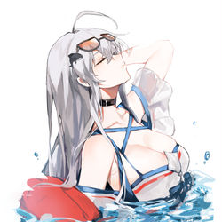 This is a pixiv picture whose title is 斯卡蒂.