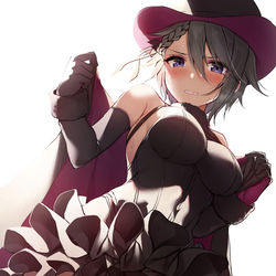 This is a pixiv picture whose title is アンジェの鉄壁スカート.