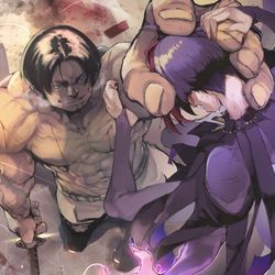 This is a pixiv picture whose title is 【強化人類アムネロ】ナガマツ（41）【オリジナル】.