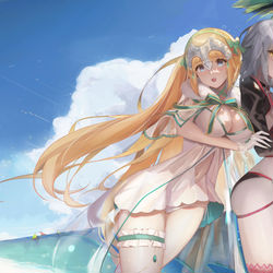 This is a pixiv picture whose title is 夏日.