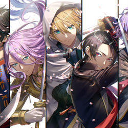This is a pixiv picture whose title is 初期刀.