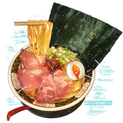 This is a pixiv picture whose title is ＃日刊ごはんと物語　【290-299食目】まとめ.