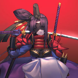 This is a pixiv picture whose title is 源氏、死に候え.