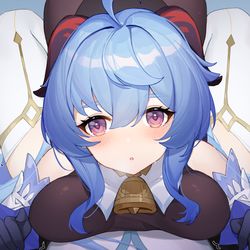 This is a pixiv picture whose title is ganyu.