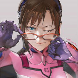 This is a pixiv picture whose title is 真希波.