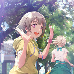 This is a pixiv picture whose title is かわいいかすみん通りまーす.