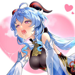 This is a pixiv picture whose title is 甘雨還願.