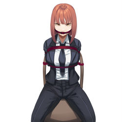This is a pixiv picture whose title is [COM] makima.