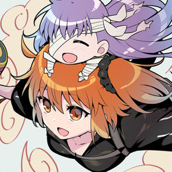 This is a pixiv picture whose title is プロテアとメカクレ.