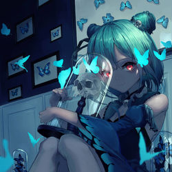 This is a pixiv picture whose title is 潤羽るしあ.