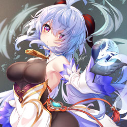 This is a pixiv picture whose title is 甘雨.