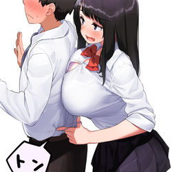 This is a pixiv picture whose title is 凶悪な武器で脅される（2枚）.