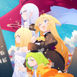 This is a pixiv picture whose title is 神様パーティ.
