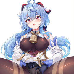This is a pixiv picture whose title is 甘雨.