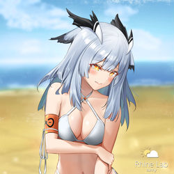 This is a pixiv picture whose title is 水着フィリオプシス.
