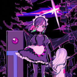 This is a pixiv picture whose title is 暗く黒く.