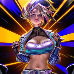This is a pixiv picture whose title is KDA.