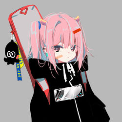 This is a pixiv picture whose title is スタジオに向かう女の子.