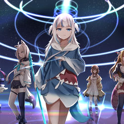 This is a pixiv picture whose title is 【skeb】.