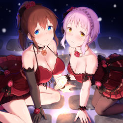 This is a pixiv picture whose title is 佐竹&真壁.