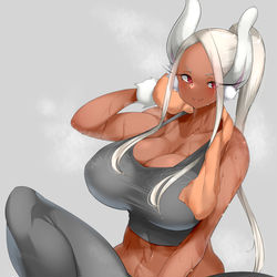 This is a pixiv picture whose title is ポニテミルコ.