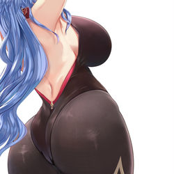 This is a pixiv picture whose title is 甘雨.