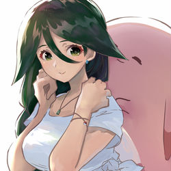 This is a pixiv picture whose title is モミさんとかたもみもみラッキー(*'ω'*).