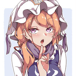 This is a pixiv picture whose title is 藍様衣装の紫様！.