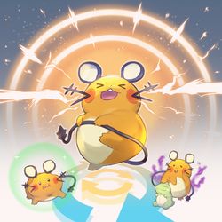 This is a pixiv picture whose title is ポケモン！.